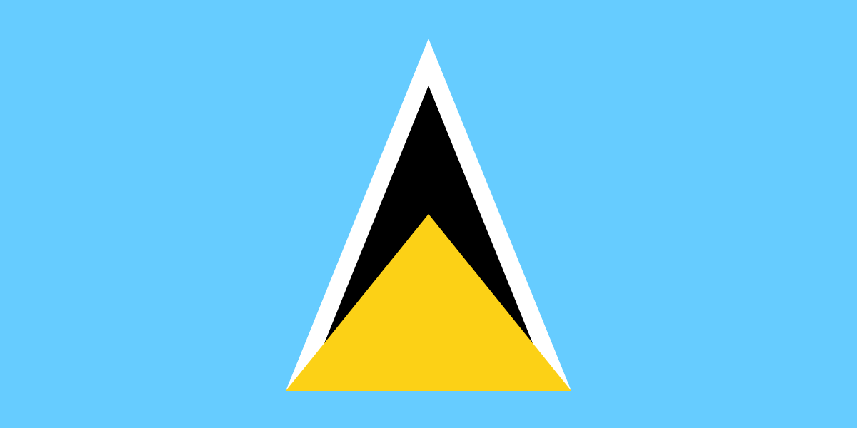 Vlag St. Lucia
